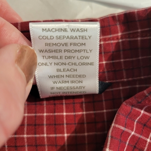 Gymboree Boys Red Plaid Long-Sleeve Button Shirt 2T - Picture 5 of 5